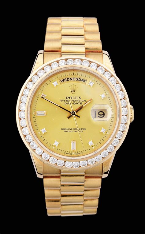 rolex president diamonds price|rolex president 18k gold cost.